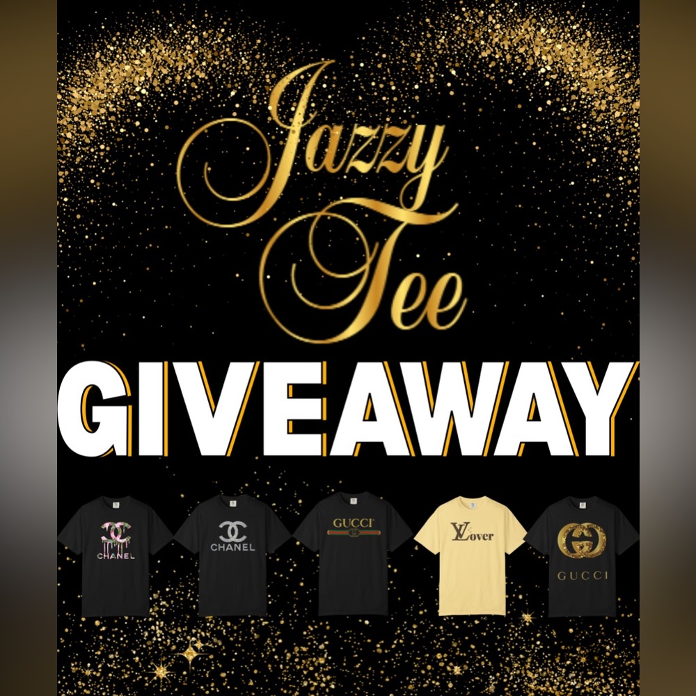 3-Piece Bundle Custom Tee GIVEAWAY ENTRY